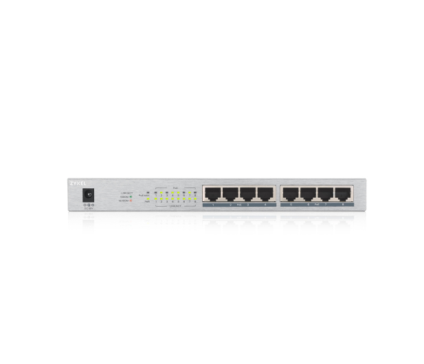 Zyxel 8p GS100-8HP (8x10/100/1000Mbit PoE) - 497613 - zdjęcie 5